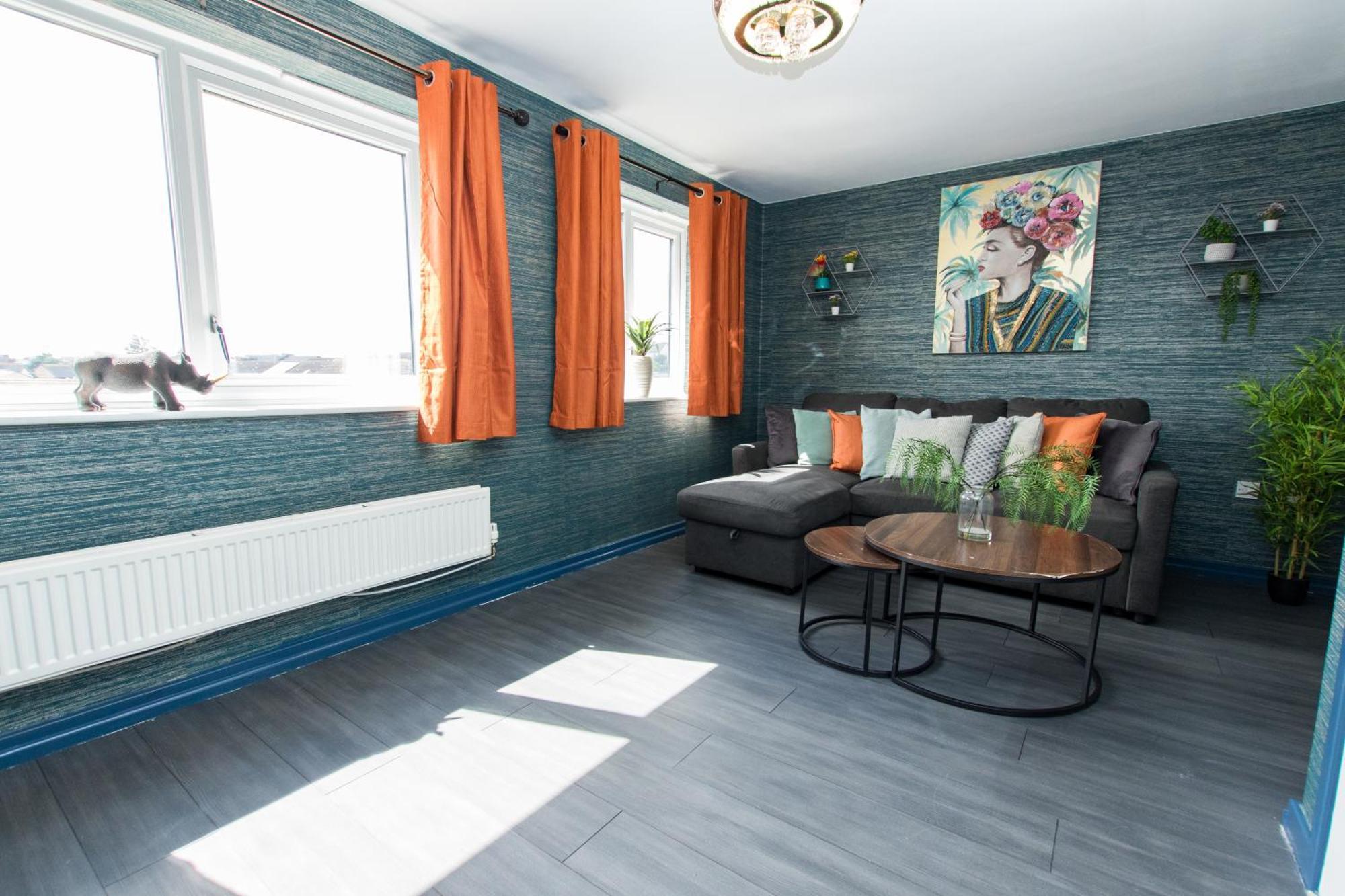 Free Parking 3 Bedroom House In Nottingham Buitenkant foto